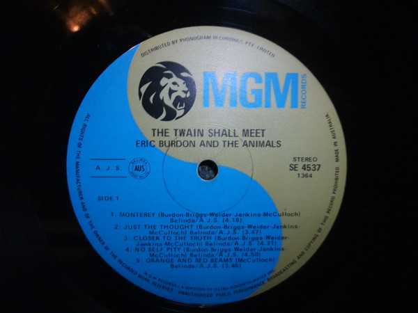 Eric Burdon & The Animals - The Twain Shall Meet | MGM Records (SE 4537) - 3 Eric Burdon & The Animals - The Twain Shall Meet | MGM Records (SE 4537) - 3
