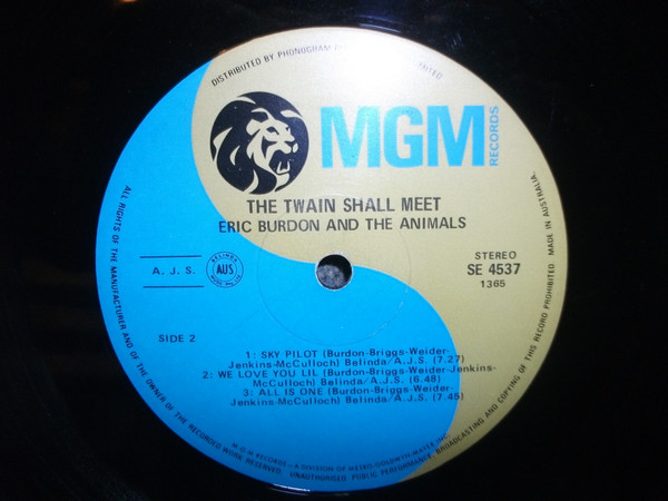 Eric Burdon & The Animals - The Twain Shall Meet | MGM Records (SE 4537) - 4 Eric Burdon & The Animals - The Twain Shall Meet | MGM Records (SE 4537) - 4
