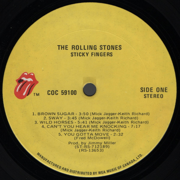 The Rolling Stones - Sticky Fingers [Vinyl] | Rolling Stones Records (COC 59100) - 3