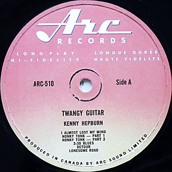 Kenny Hepburn - Twangy Guitar With Kenny Hepburn | Arc Records (ARC 510) - 3 Kenny Hepburn - Twangy Guitar With Kenny Hepburn | Arc Records (ARC 510) - 3