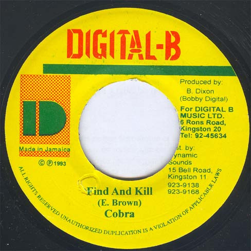 Mad Cobra - Find And Kill | Digital-B (none)