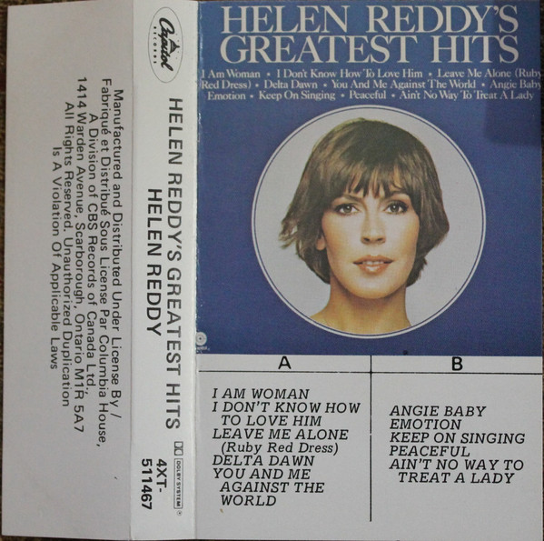 Helen Reddy - Helen Reddy's Greatest Hits | Capitol Records (4XT 511467) - main Helen Reddy - Helen Reddy's Greatest Hits | Capitol Records (4XT 511467) - main