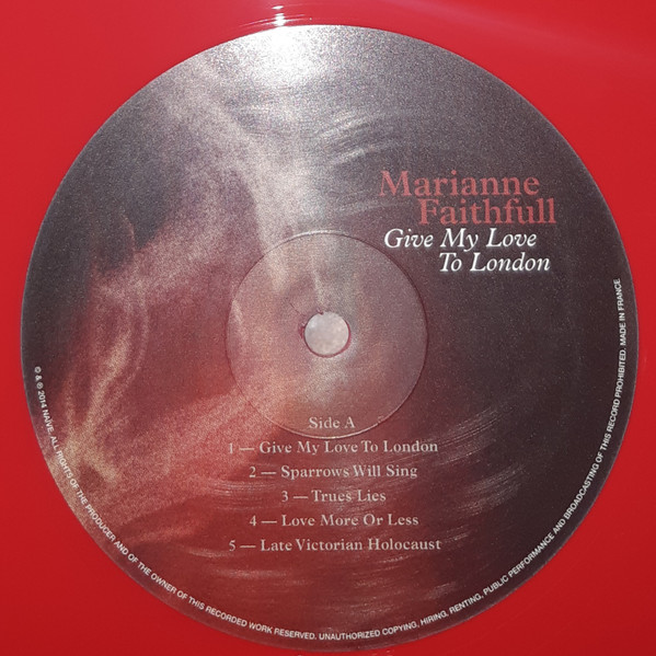 Marianne Faithfull - Give My Love To London | Naïve (BLV7864) - 4