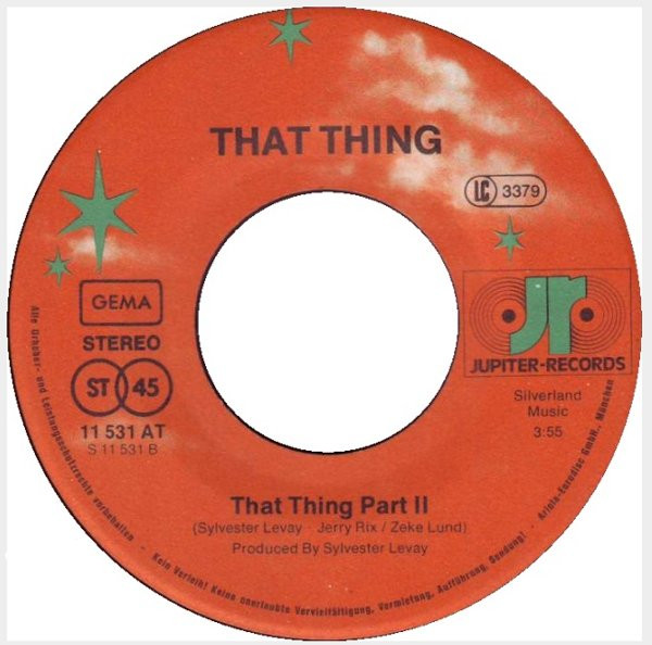 That Thing - That Thing (Part I & II) | Jupiter Records (11 531 AT)