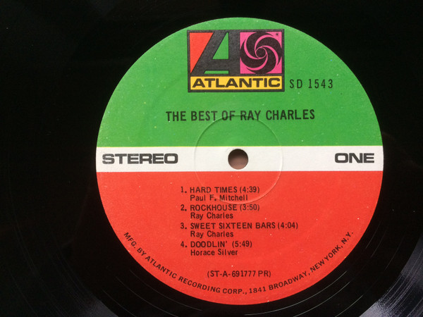 Ray Charles - The Best Of Ray Charles | Atlantic (SD 1543) - 2 Ray Charles - The Best Of Ray Charles | Atlantic (SD 1543) - 2