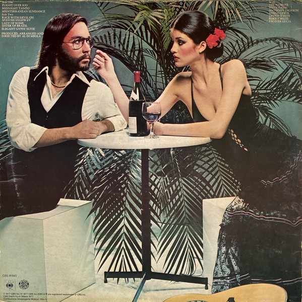 Al Di Meola - Elegant Gypsy | CBS (CBS 81845) - 2 Al Di Meola - Elegant Gypsy | CBS (CBS 81845) - 2