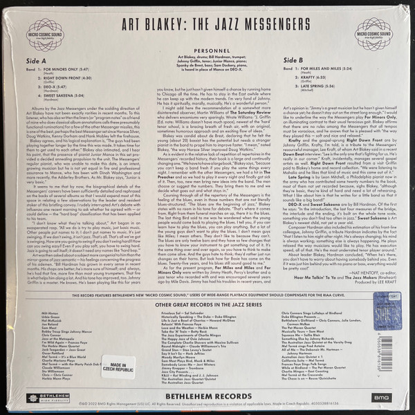 Art Blakey & The Jazz Messengers - Hard Drive | Bethlehem Records (538816131) - 2 Art Blakey & The Jazz Messengers - Hard Drive | Bethlehem Records (538816131) - 2