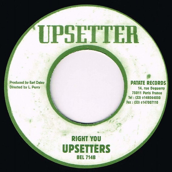 Earl Sixteen / The Upsetters - Freedom / Right You | Upsetter (BEL 714) - 2 Earl Sixteen / The Upsetters - Freedom / Right You | Upsetter (BEL 714) - 2