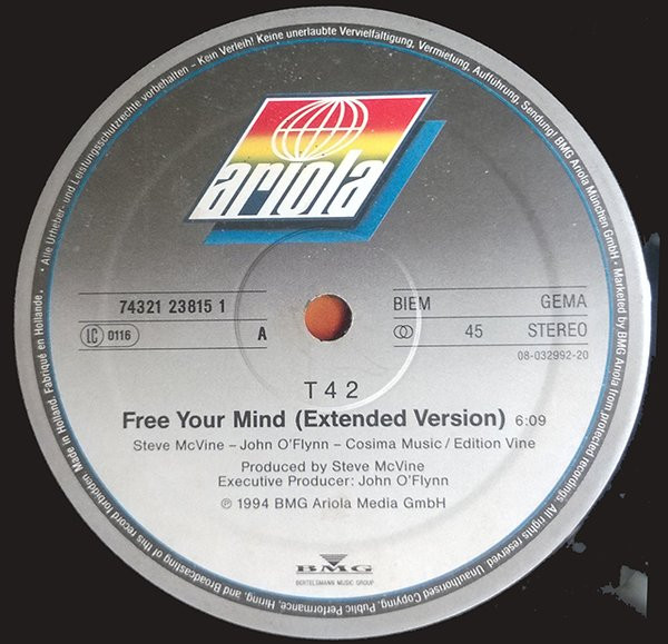 T42 - Free Your Mind | Ariola (74321 23815 1) - 2