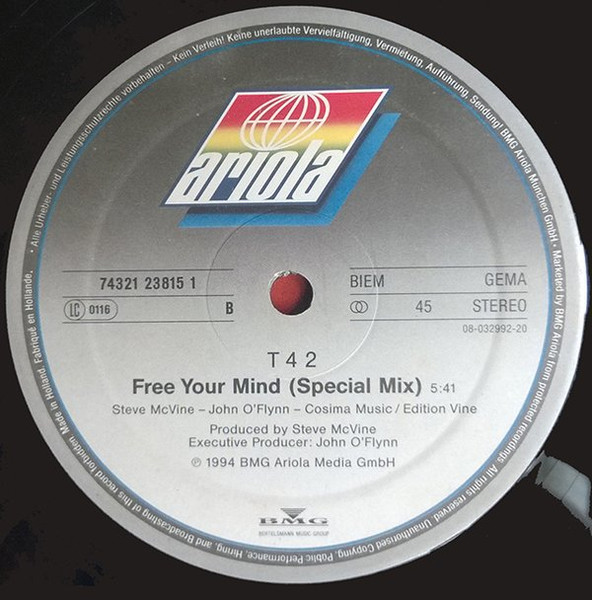 T42 - Free Your Mind | Ariola (74321 23815 1)