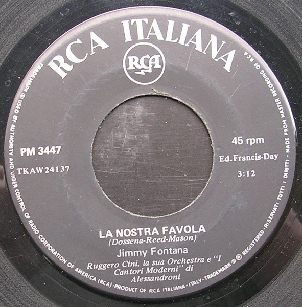 Jimmy Fontana - La Nostra Favola | RCA Italiana (PM 3447) - 3 Jimmy Fontana - La Nostra Favola | RCA Italiana (PM 3447) - 3