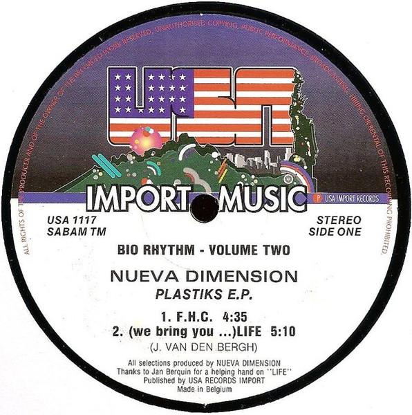 Nueva Dimension - Plastiks E.P. | USA Import Music (USA 1117) - 3 Nueva Dimension - Plastiks E.P. | USA Import Music (USA 1117) - 3