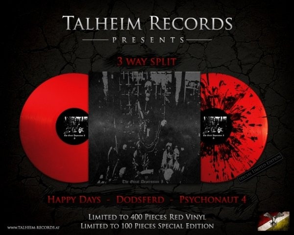 Psychonaut 4 / Happy Days / Dødsferd - The Great Depression I | Talheim Records (TR025BE) - main