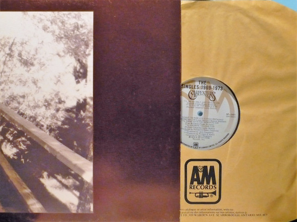 Carpenters - The Singles 1969-1973 [Vinyl] | A&M Records (SP 3601) - 2