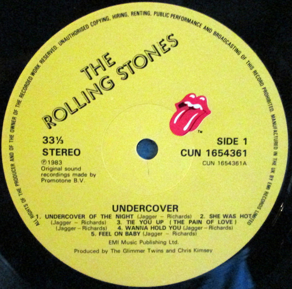 The Rolling Stones - Undercover | Rolling Stones Records (CUN 1654361) - 3 The Rolling Stones - Undercover | Rolling Stones Records (CUN 1654361) - 3