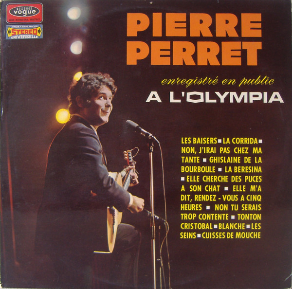 Pierre Perret - Enregistré En Public A L'Olympia | Disques Vogue (CLD 724) - main