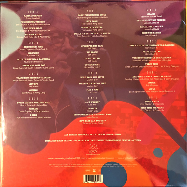 Eric Clapton - Eric Clapton's Crossroads Guitar Festival 2019 | Rhino Records (R1 628789) - 2 Eric Clapton - Eric Clapton's Crossroads Guitar Festival 2019 | Rhino Records (R1 628789) - 2
