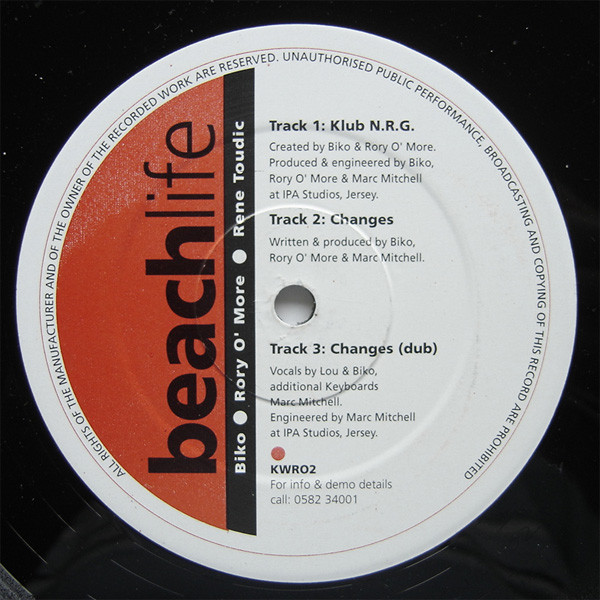 Beachlife - Klub N.R.G. | Kool World Records (KWR02)