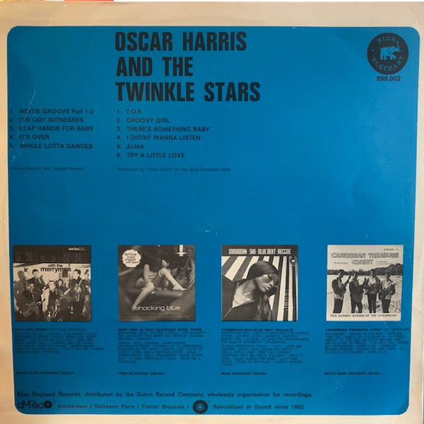Oscar Harris And The Twinkle Stars - Oscar Harris And The Twinkle Stars | Blue Elephant (BE 899.002-G) - 2 Oscar Harris And The Twinkle Stars - Oscar Harris And The Twinkle Stars | Blue Elephant (BE 899.002-G) - 2