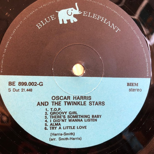 Oscar Harris And The Twinkle Stars - Oscar Harris And The Twinkle Stars | Blue Elephant (BE 899.002-G) - 3 Oscar Harris And The Twinkle Stars - Oscar Harris And The Twinkle Stars | Blue Elephant (BE 899.002-G) - 3
