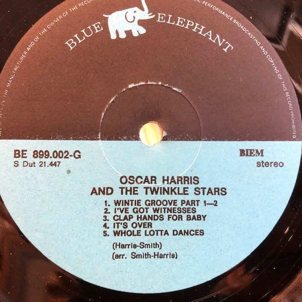 Oscar Harris And The Twinkle Stars - Oscar Harris And The Twinkle Stars | Blue Elephant (BE 899.002-G) - 4 Oscar Harris And The Twinkle Stars - Oscar Harris And The Twinkle Stars | Blue Elephant (BE 899.002-G) - 4