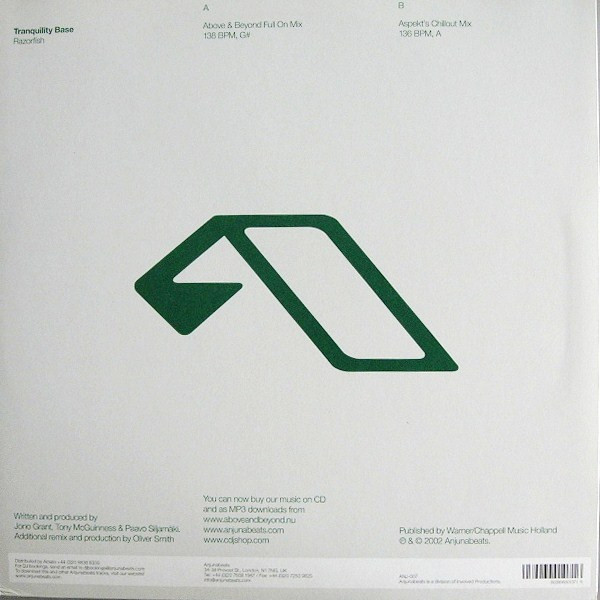 Tranquility Base - Razorfish (Remixes) | Anjunabeats (ANJ-007) - 2 Tranquility Base - Razorfish (Remixes) | Anjunabeats (ANJ-007) - 2
