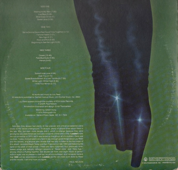 The Velvet Underground With Lou Reed - 1969 Velvet Underground Live With Lou Reed | Mercury (SRM-2-7504) - 4