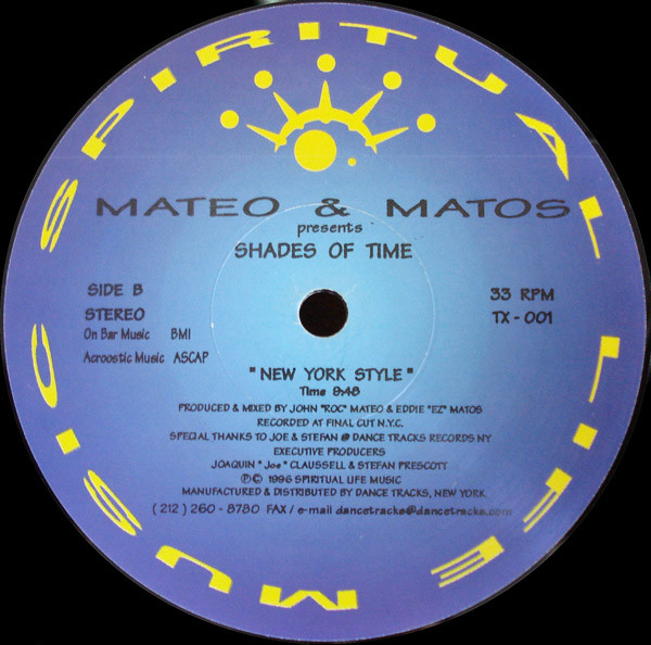 Mateo & Matos - Shades Of Time | Spiritual Life Music (TX-001)