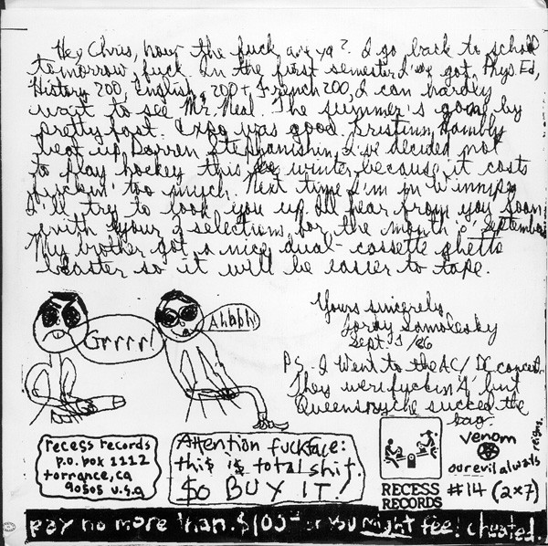 Propagandhi - Where Quality Is Job #1 | Recess Records (Recess #14) - 2 Propagandhi - Where Quality Is Job #1 | Recess Records (Recess #14) - 2