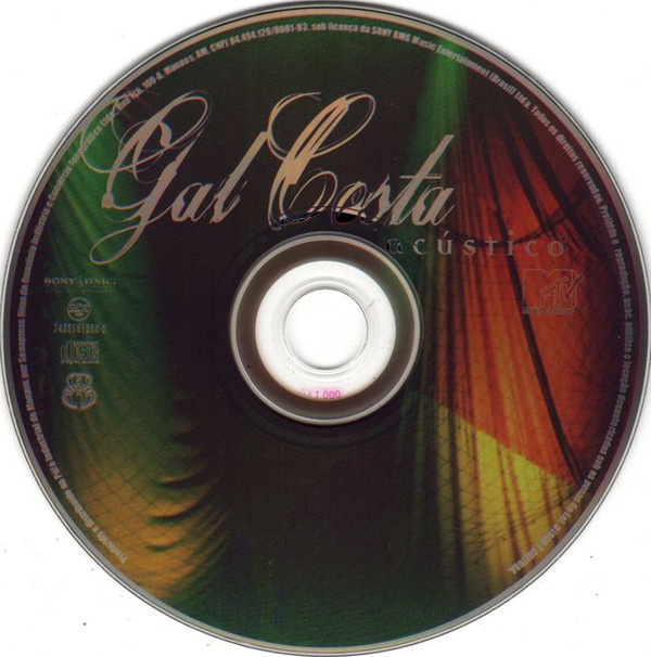 Gal Costa - Acústico MTV | Sony BMG Music Entertainment (74321513902) - 3
