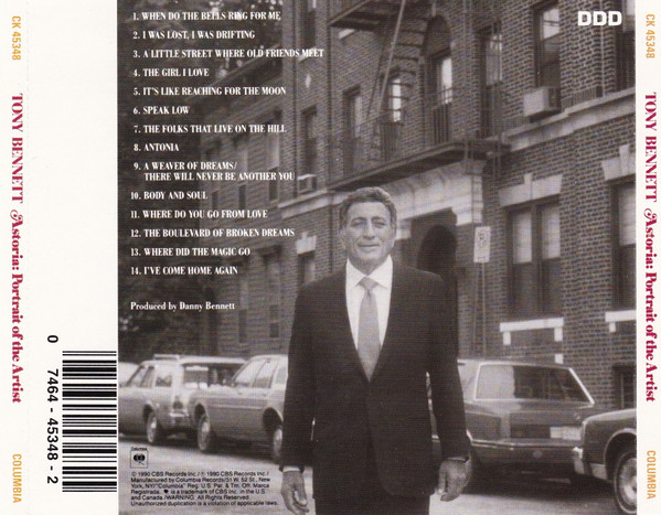 Tony Bennett - Astoria: Portrait Of The Artist | Columbia (CK 45348) - 3 Tony Bennett - Astoria: Portrait Of The Artist | Columbia (CK 45348) - 3