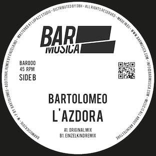 Bartolomeo - L'Azdora | Bar Musica (BAR000)
