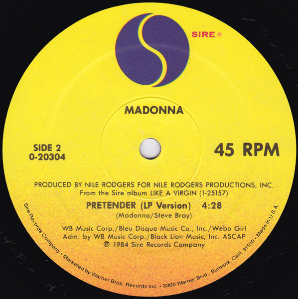 Madonna - Material Girl | Sire (0-20304) - 4