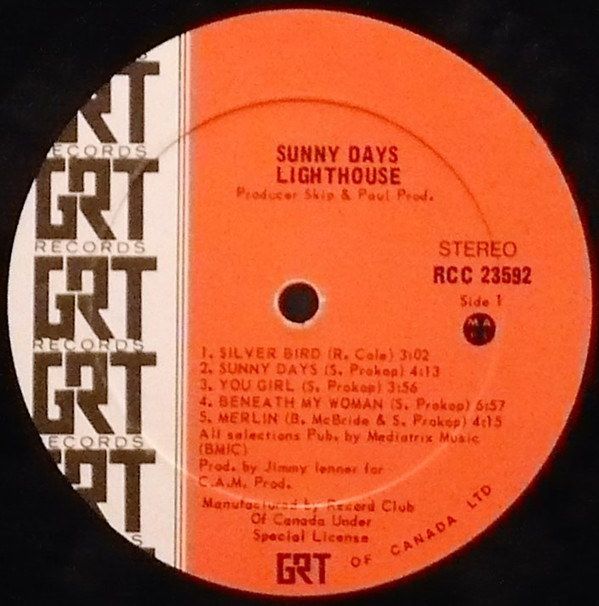 Lighthouse - Sunny Days [Vinyl] | GRT (9230-1021) - 2