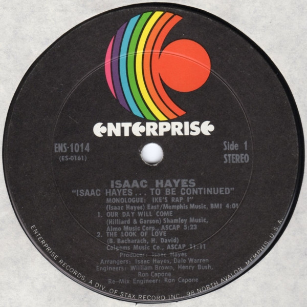 Isaac Hayes - ...To Be Continued | Enterprise (ENS-1014) - 3