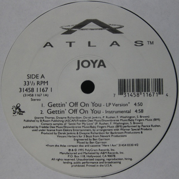 Joya - Gettin' Off On You | Atlas (31458 1167 1) - 2 Joya - Gettin' Off On You | Atlas (31458 1167 1) - 2