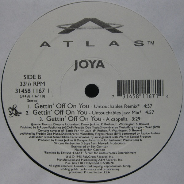 Joya - Gettin' Off On You | Atlas (31458 1167 1) - 3 Joya - Gettin' Off On You | Atlas (31458 1167 1) - 3