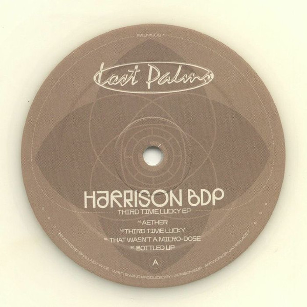 Harrison BDP - Third Time Lucky EP | Lost Palms (PALMS 067)