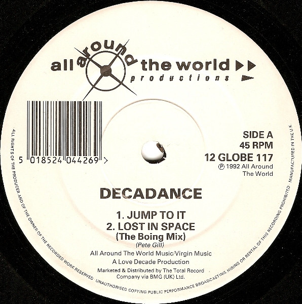 Decadance - Decadance EP | All Around The World (12 GLOBE 117) - 3