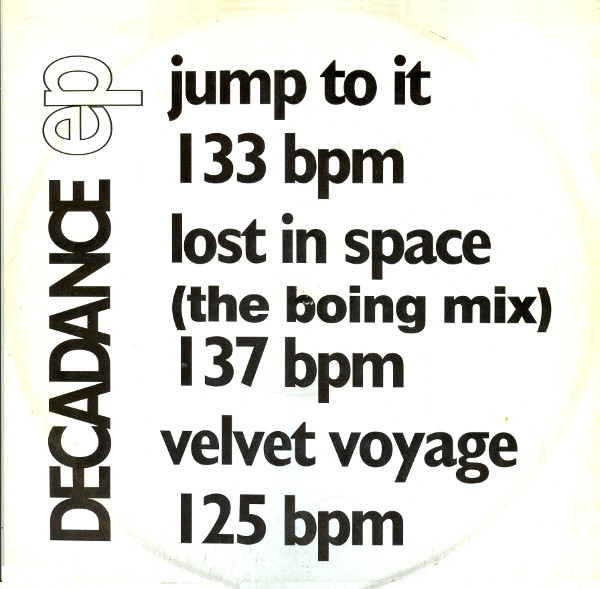 Decadance - Decadance EP | All Around The World (12 GLOBE 117)