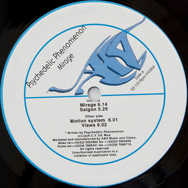Psychedelic Phenomenon - Mirage | Hippy Vibe (HV004) - 3