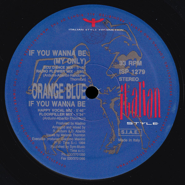 Orange Blue - If You Wanna Be (My Only) | Italian Style Production (ISP 1279) - 2 Orange Blue - If You Wanna Be (My Only) | Italian Style Production (ISP 1279) - 2