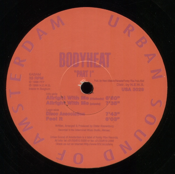 Bodyheat - Part I | Urban Sound Of Amsterdam (USA 3029) - main Bodyheat - Part I | Urban Sound Of Amsterdam (USA 3029) - main