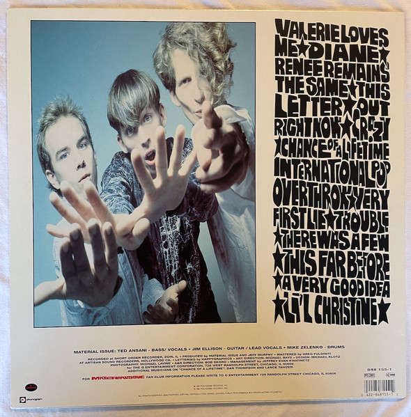 Material Issue - International Pop Overthrow | PolyGram (848 155-1) - 3