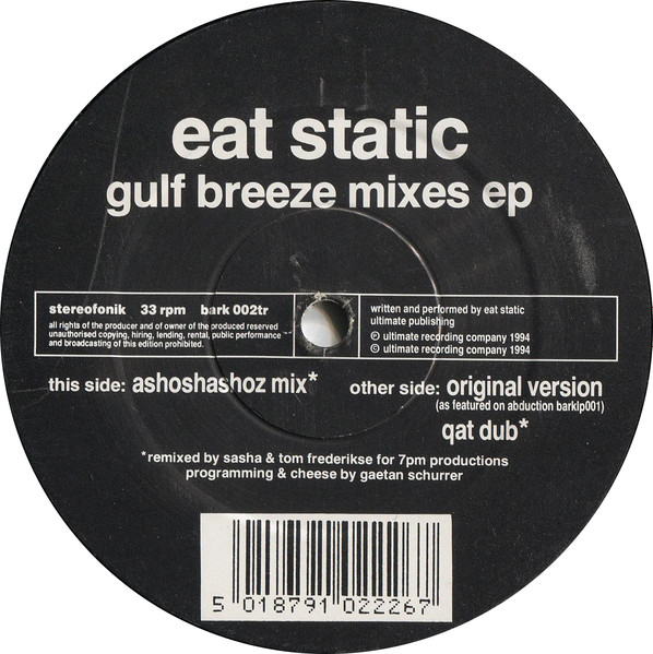 Eat Static - Gulf Breeze Mixes EP | Planet Dog (bark 002tr) - main