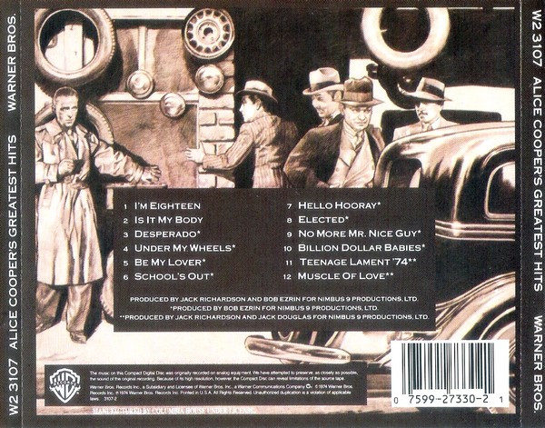 Alice Cooper - Alice Cooper's Greatest Hits | Warner Bros. Records (W2 3107) - 2 Alice Cooper - Alice Cooper's Greatest Hits | Warner Bros. Records (W2 3107) - 2