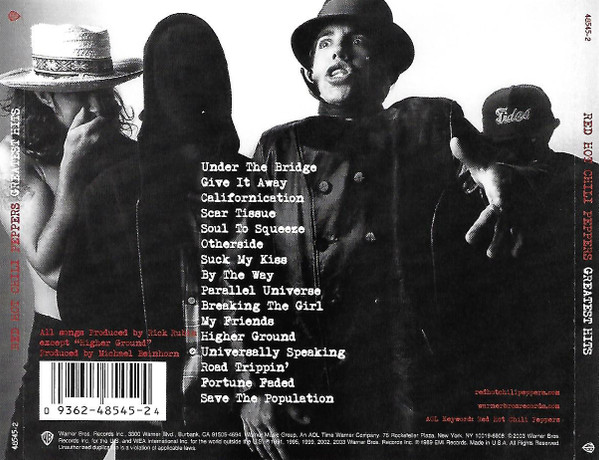 Red Hot Chili Peppers - Greatest Hits | Warner Bros. Records (48545-2) - 2 Red Hot Chili Peppers - Greatest Hits | Warner Bros. Records (48545-2) - 2