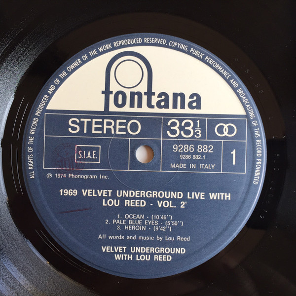 The Velvet Underground - 1969 Velvet Underground Live With Lou Reed - Vol. 2 | Fontana (9286 882) - 4 The Velvet Underground - 1969 Velvet Underground Live With Lou Reed - Vol. 2 | Fontana (9286 882) - 4