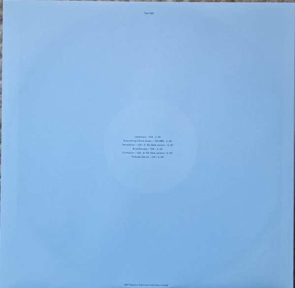 New Order - Substance | Factory (Fact 200) - 3 New Order - Substance | Factory (Fact 200) - 3