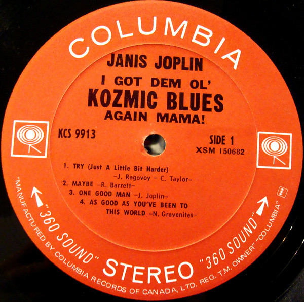 Janis Joplin - I Got Dem Ol' Kozmic Blues Again Mama! | Columbia (KCS 9913) - 3 Janis Joplin - I Got Dem Ol' Kozmic Blues Again Mama! | Columbia (KCS 9913) - 3